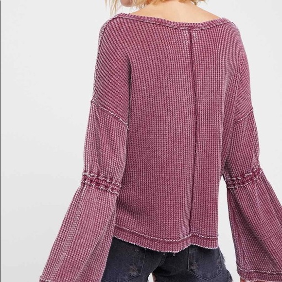 Free People Dahlia bell-sleeved top - Picture 2 of 6